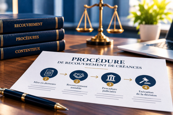 procédures de recouvrement de créances